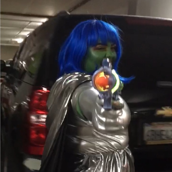 Vintage Martian Girl Aquabats Halloween Costume. Sz: XS 2-3 Waist: 24” - Picture 6 of 9